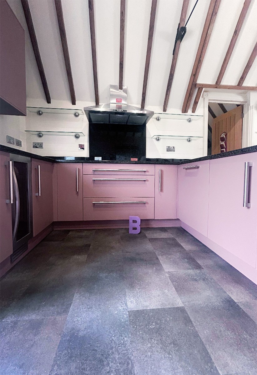 Spraying a Kitchen Transformation in Appalachian Spring, Preston